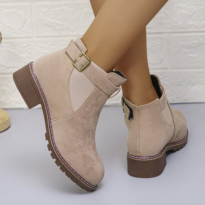 Stijlvolle Suède Martin Boots – Elegant en Comfortabel voor Elke Dag