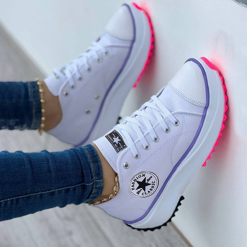 Orthopedische Schoenen met Veters en Dikke Zool – Comfort en Ondersteuning voor Elke Dag