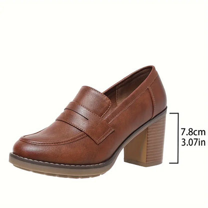 Elegante Vintage Hakken met Hoge Hak – Veelzijdige Dameschoenen