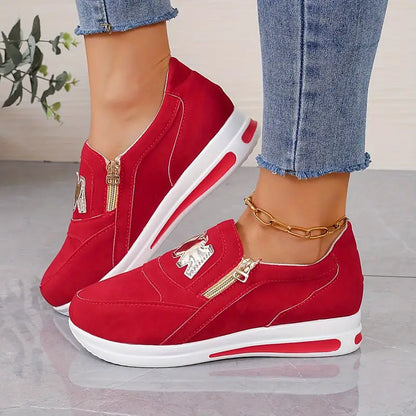 Vrouwelijke Comfortabele Orthopedische Schoenen met Antislipzool - Eenvoudig Aan Te Trekken