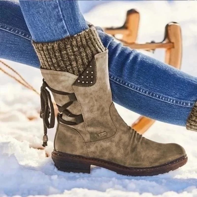 Waterdichte Warme Dames Winterlaarzen – Comfort en Bescherming in de Koudste Dagen