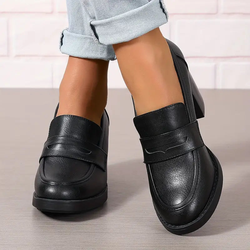 Elegante Vintage Hakken met Hoge Hak – Veelzijdige Dameschoenen