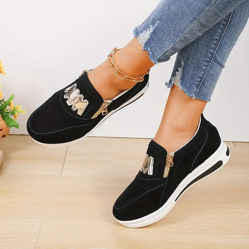 Vrouwelijke Comfortabele Orthopedische Schoenen met Antislipzool - Eenvoudig Aan Te Trekken