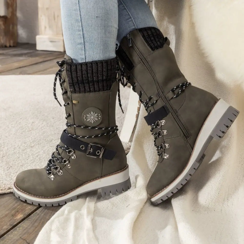 Dames Winterlaarzen – Orthopedisch, Warm, Waterdicht en Antislip