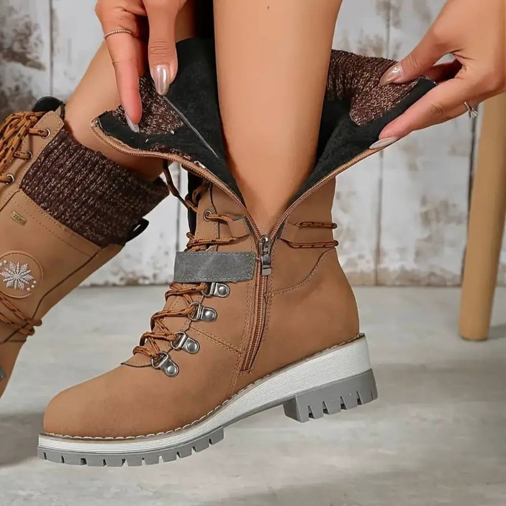 Dames Winterlaarzen – Orthopedisch, Warm, Waterdicht en Antislip