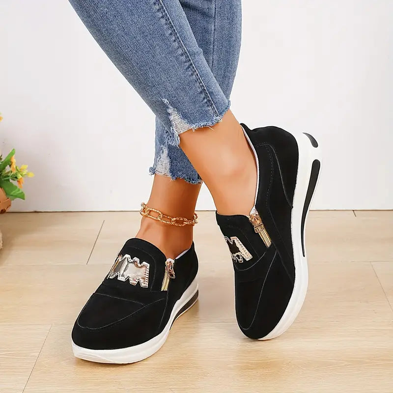 Vrouwelijke Comfortabele Orthopedische Schoenen met Antislipzool - Eenvoudig Aan Te Trekken