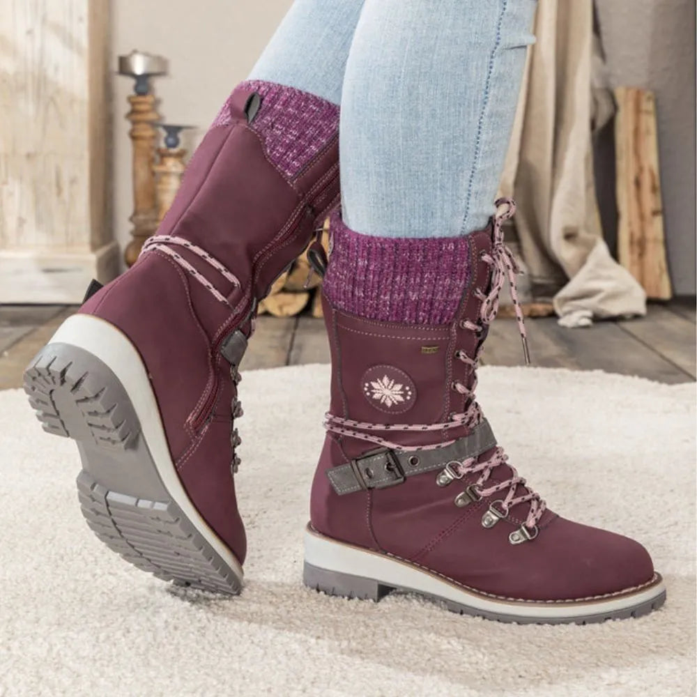 Dames Winterlaarzen – Orthopedisch, Warm, Waterdicht en Antislip