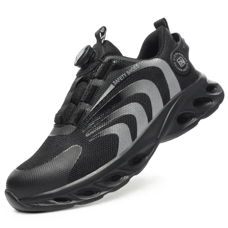 Unisex Veiligheidsschoenen met Draaisluiting - Sterke Bescherming en Optimale Comfort