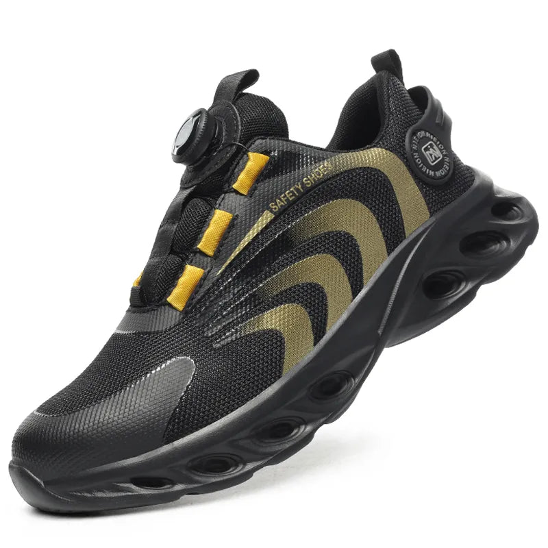 Unisex Veiligheidsschoenen met Draaisluiting - Sterke Bescherming en Optimale Comfort