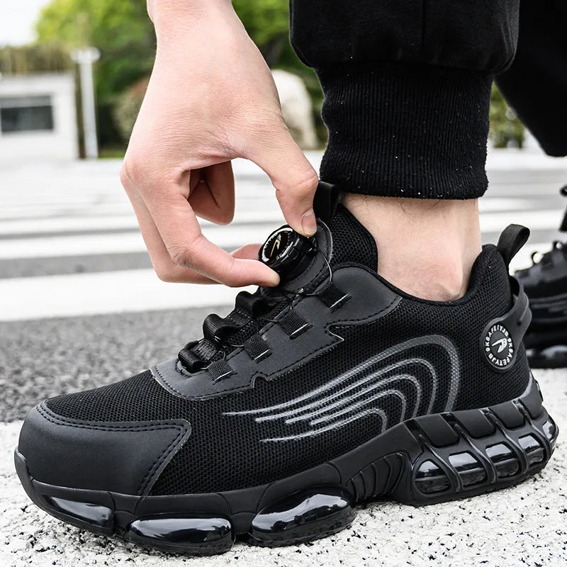 Unisex Veiligheidsschoenen met Draaisluiting - Sterke Bescherming en Optimale Comfort