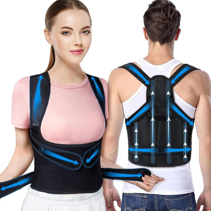 Unisex Orthopedisch Houdingscorrector Corset – Volledige Rugondersteuning voor Pijnverlichting