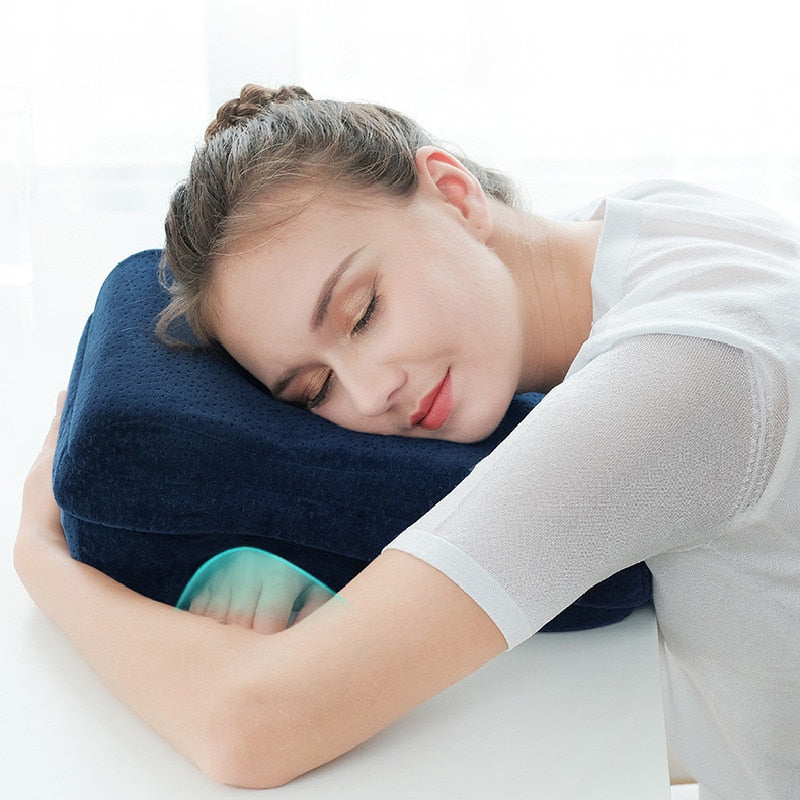 Ergonomisch Orthopedisch Kussen met Gezicht- en Neksteun – Sorallure Comfort