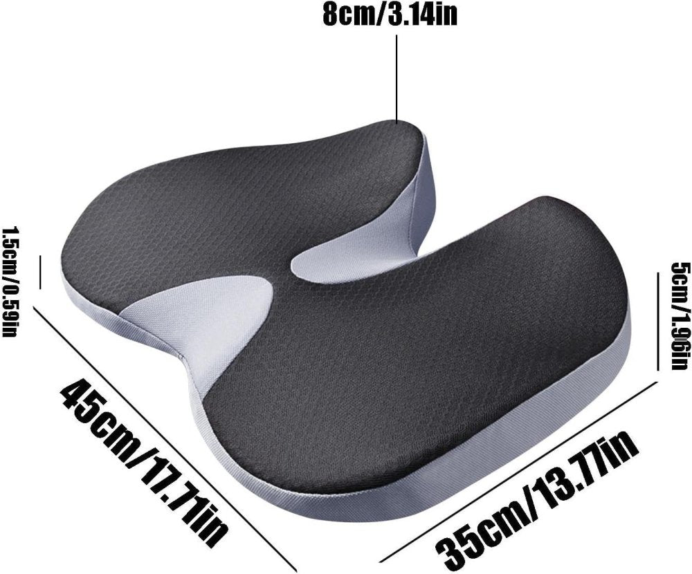 Ergonomisch Kussen voor Pudendal Neuralgie en Langdurig Zitten" can be rewritten as:

"Ergonomisch Kussen voor Comfort bij Pudendal Neuralgie en Langdurig Zitten