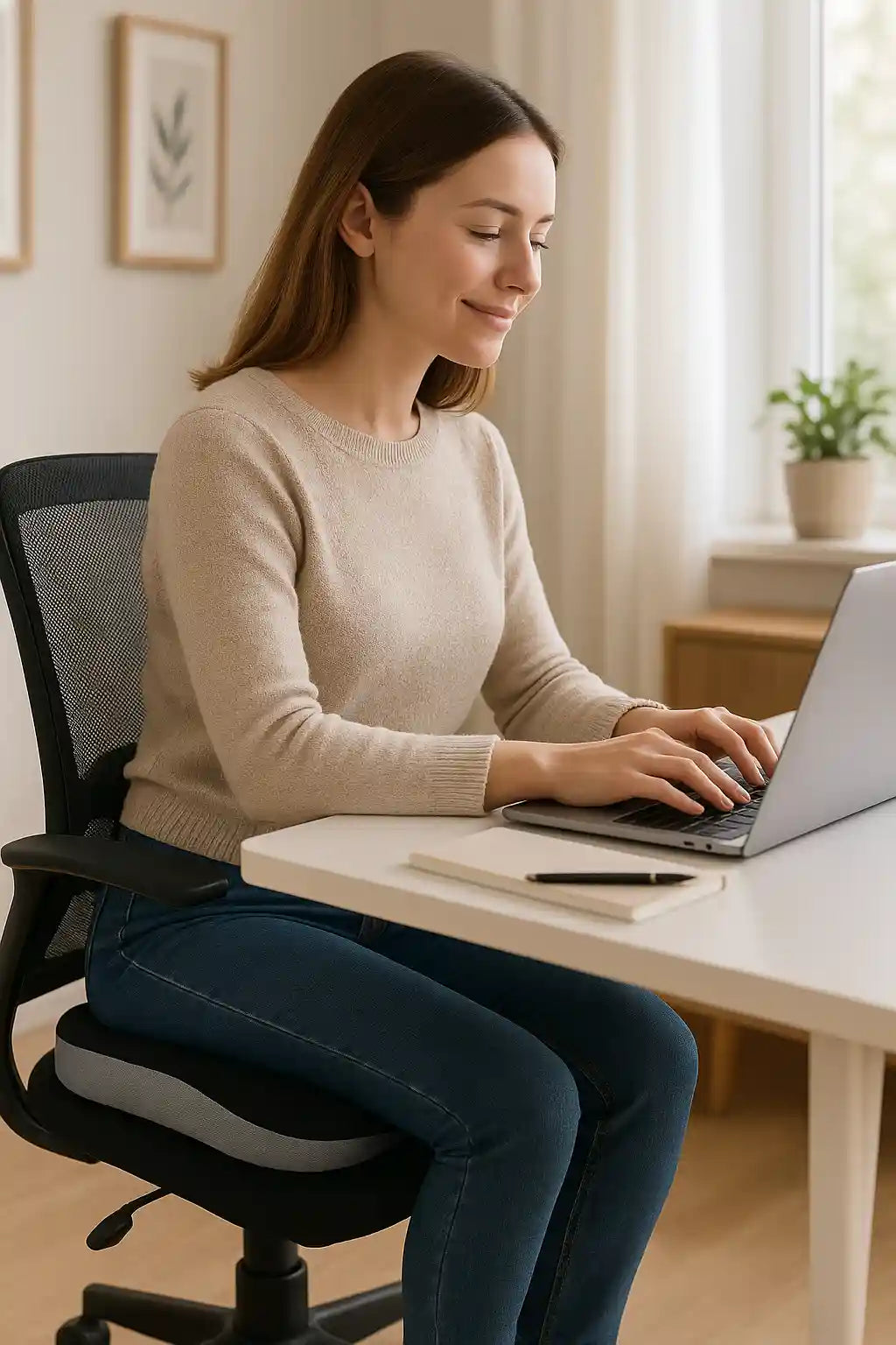 Ergonomisch Kussen voor Pudendal Neuralgie en Langdurig Zitten" can be rewritten as:

"Ergonomisch Kussen voor Comfort bij Pudendal Neuralgie en Langdurig Zitten