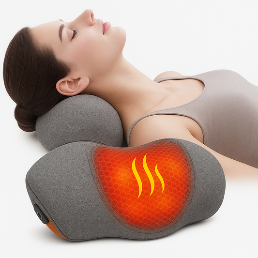 Verwarmd Nekmassagekussen – Ergonomische Ontspanning voor Nek en Schouders