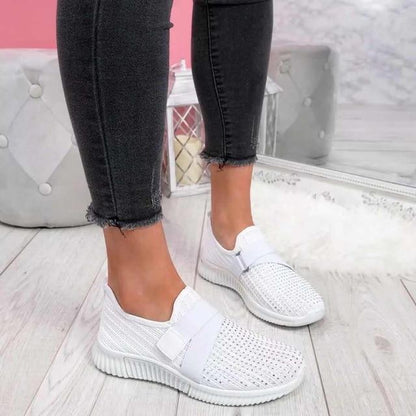 Dames Instapsneakers met Klittenbandsluiting – Comfortabele en Stijlvolle Sneakers voor een Betere Houding