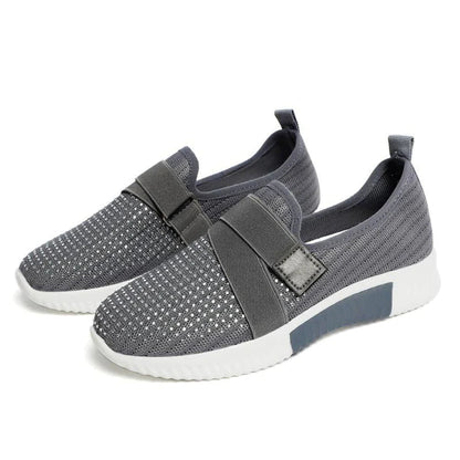 Dames Instapsneakers met Klittenbandsluiting – Comfortabele en Stijlvolle Sneakers voor een Betere Houding