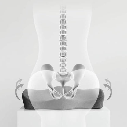Orthopedisch Kussen voor Comfortabele Ondersteuning van Billen – Doelgerichte Verlichting voor Stuitbeen, Lendenen en Rug