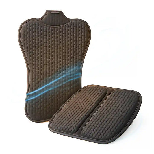 3D Gel Zit- en Rugkussen voor Auto – Ergonomisch Comfort voor Dagelijks Gebruik
