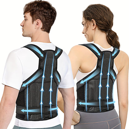 Unisex Orthopedisch Houdingscorrector Corset – Volledige Rugondersteuning voor Pijnverlichting