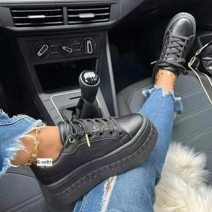 Vrouwen Platform Sneakers – Dagelijks Comfort en Elegantie