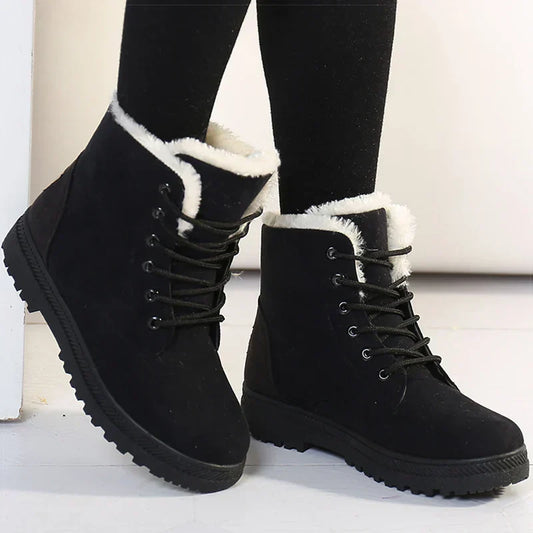 Orthopedische Winterboots met Comfortabele Voering en Vetersluiting