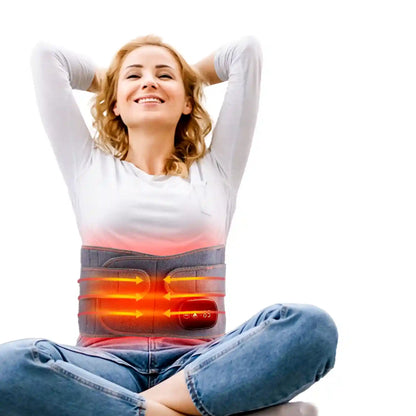 3-in-1 ThermoRelief Pro™ Belt – Infrarood Warmte, Massage & Lumbale Ondersteuning
