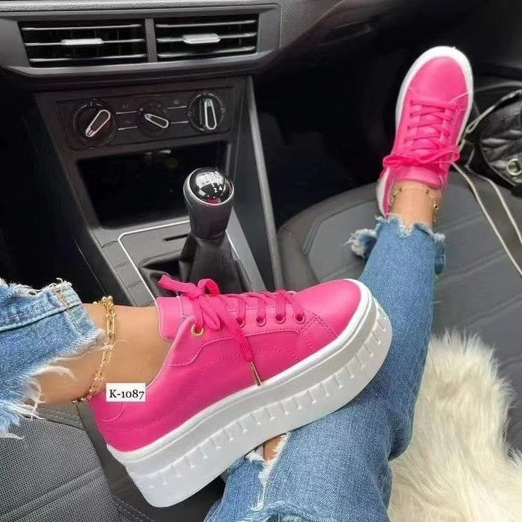 Vrouwen Platform Sneakers – Dagelijks Comfort en Elegantie