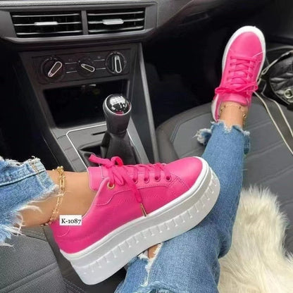 Vrouwen Platform Sneakers – Dagelijks Comfort en Elegantie