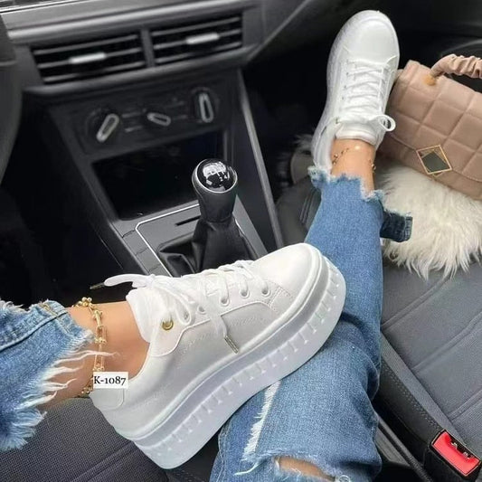 Vrouwen Platform Sneakers – Dagelijks Comfort en Elegantie