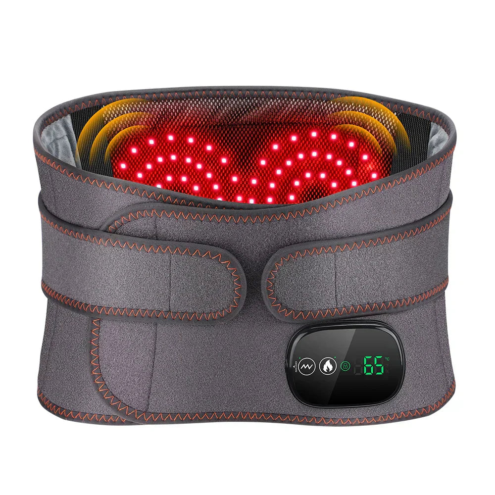 3-in-1 ThermoRelief Pro™ Belt – Infrarood Warmte, Massage & Lumbale Ondersteuning