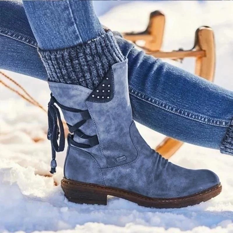 Waterdichte Warme Dames Winterlaarzen – Comfort en Bescherming in de Koudste Dagen