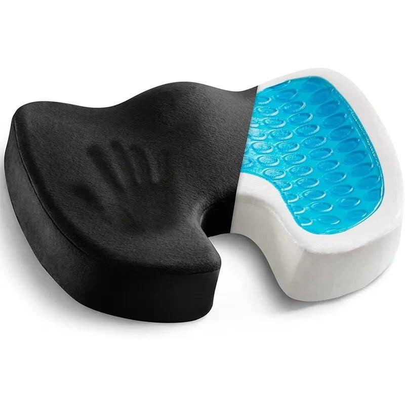 Ergonomisch Coccyx Kussen met Geheugenfoam en Gel: Ideale Ondersteuning voor Kantoor, Auto en Thuis