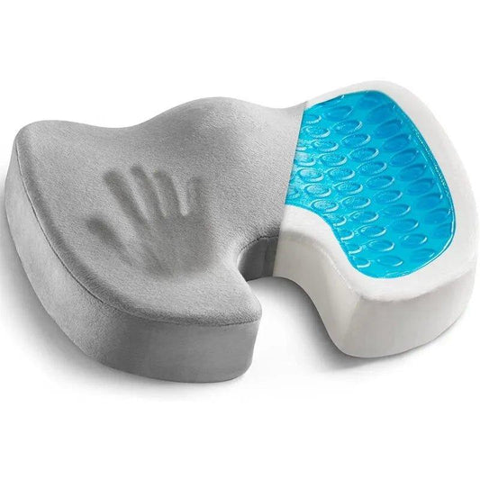 Ergonomisch Coccyx Kussen met Geheugenfoam en Gel: Ideale Ondersteuning voor Kantoor, Auto en Thuis