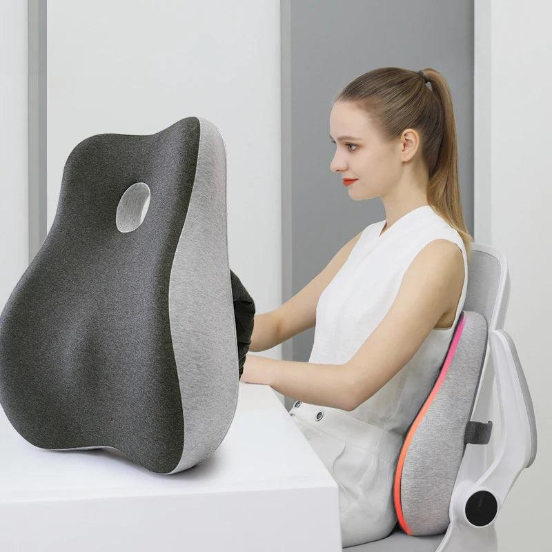 Ergonomisch Stoelkussen – Doelgerichte Rugsteun & Luxe Comfort