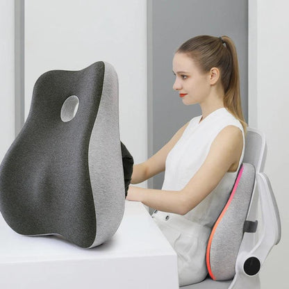 Ergonomisch Stoelkussen – Doelgerichte Rugsteun & Luxe Comfort