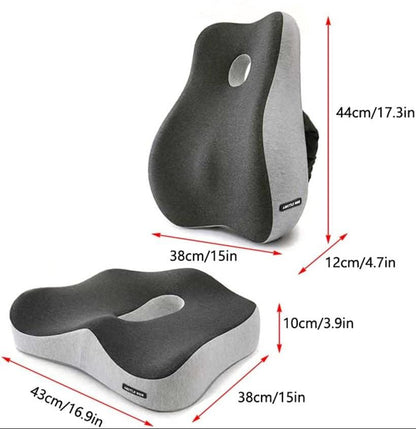 Ergonomisch Stoelkussen – Doelgerichte Rugsteun & Luxe Comfort