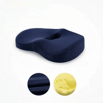 Ergonomisch Geheugenfoam Rugkussen – Ademend en Ondersteunend voor Optimale Comfort