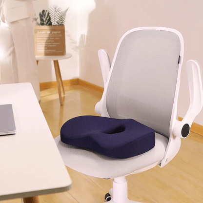 Ergonomisch Geheugenfoam Rugkussen – Ademend en Ondersteunend voor Optimale Comfort