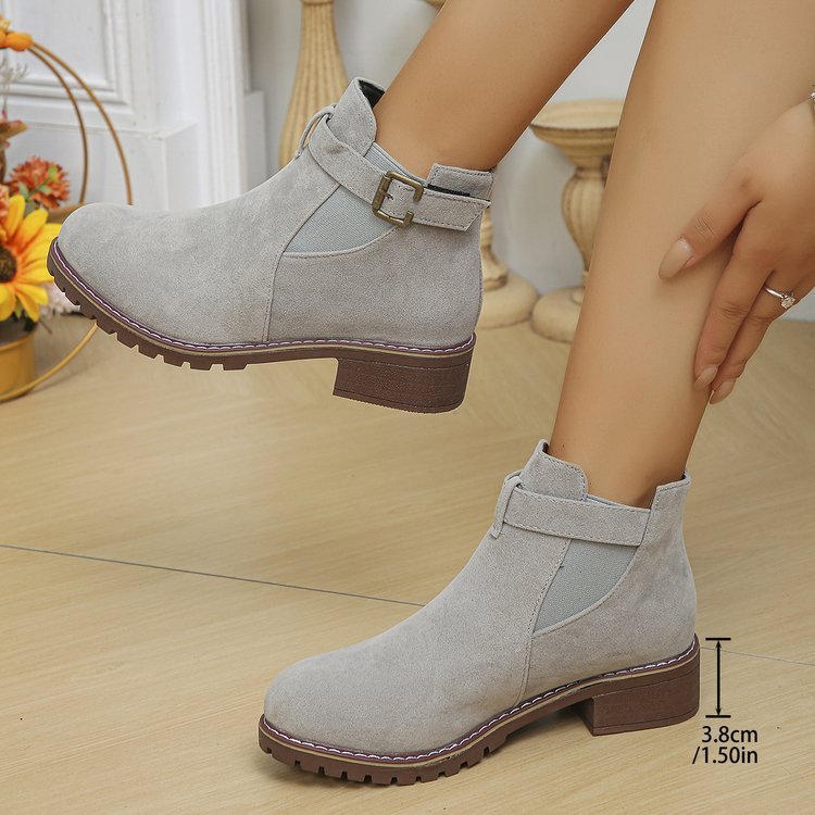 Stijlvolle Suède Martin Boots – Elegant en Comfortabel voor Elke Dag