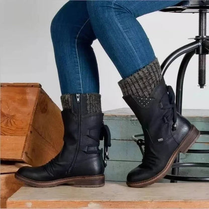 Waterdichte Warme Dames Winterlaarzen – Comfort en Bescherming in de Koudste Dagen