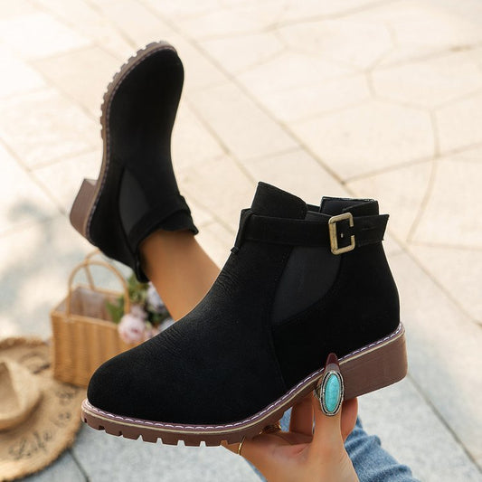 Stijlvolle Suède Martin Boots – Elegant en Comfortabel voor Elke Dag