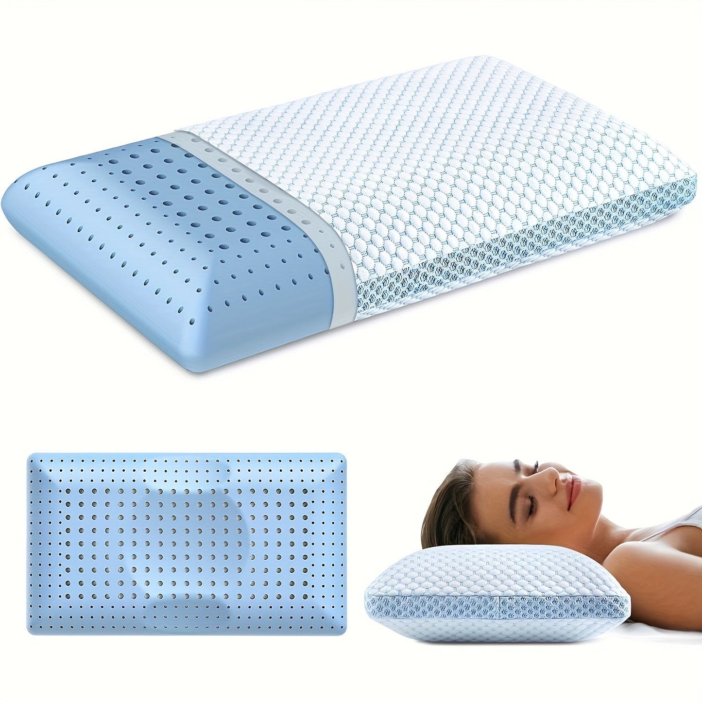 Ergonomisch Cervicaal Kussen – Ideale Ondersteuning voor Herstel tijdens Rug- of Zijslapen
