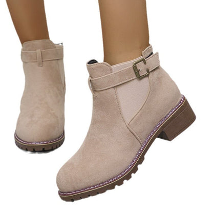 Stijlvolle Suède Martin Boots – Elegant en Comfortabel voor Elke Dag