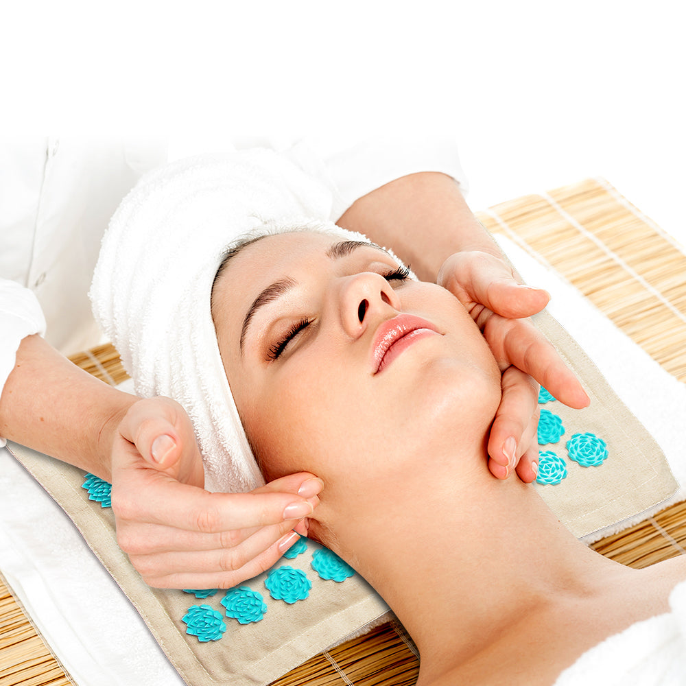 Acupressuurmat met Plat Kussen – Voor Ultieme Ontspanning en Stressverlichting
